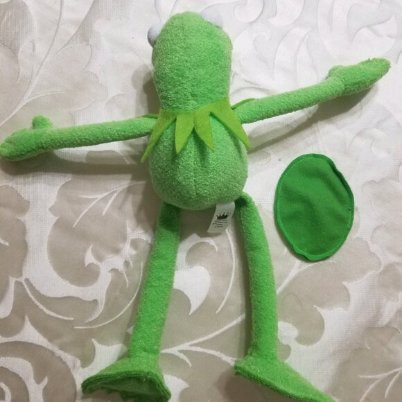 Kermit Inspired Green Frog Magnetic Plush Shoulder Riding Pal NEW - Picture 3 of 4